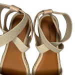 Lucky Brand NEW Thimba Espadrille Wedge Sandals Beige Criss Cross Straps 7M Boho Photo 9