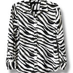 Banana Republic  Dillon classic fit size small zebra print button up long sleeve Photo 0
