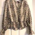 Fun & Flirt Snake Print Top Photo 0