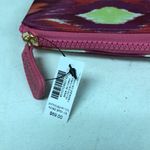 Chico's  Large Packable Ikat Tote Fold Up Bag Zipper Pink Double Strap Carryall‎ Photo 1