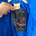 Obermeyer Vintage Mountain Goat ski jacket winter neon 80s colorblock zip up pockets belt Photo 1