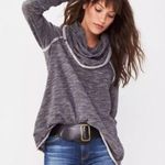 Free People beach cocoon pullover one body size medium grey Photo 1