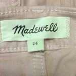 Madewell  Pink High Waist Straight Wide Relaxed Leg Pocket Stretch Denim Jeans 26 Photo 3
