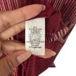 Espresso Womens Sz S Shift Dress Gold Red Metallic Short Sleeve Flowy Necklace Photo 6