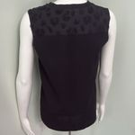 3.1 Phillip Lim 3.1 Philip Lim Textured Black Leopard Animal Print Tank Top size 0 Photo 5