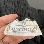 Vtg Y2K S Small Longhorn Western Skirt Tiered Whimsygoth Peasant Boho Fairy Black Photo 6