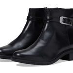 Clarks  Women's Maye Grace Fashion Boot Black Leather Sz 11 B36 Photo 0