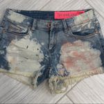 BLANK NYC DISTRESSED PAINTED CUT-OFF SHORTS Photo 0