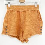 Free People  FP Movement Textured Distressed Button Detail Lounge Shorts Size XS Photo 0