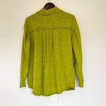 Free People  Beach Green Button Closure Cardigan XS Photo 3