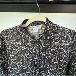WinterSilks Monochrome Patterned Shirt 100% Silk Black Size undefined Photo 3