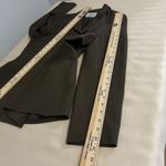 Le Suit  Women Long Sleeve Lined Lapel Notch Blazer Olive Green 12 Hidden Button Photo 14