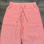Athleta  Retreat Linen High Rise Wide Leg‎ Pant Sunset Glow Orange Size 0 Photo 2