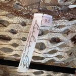 Bohemian Beach Open Knit Asymmetrical Top Cowl Button Coastal Lagenlook Medium Brown Photo 5