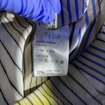 TELA Skirt Italian Minimalist Cottagecore Cotton Blend Layered Belted Sz XXS EUC White Photo 10