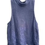 J.O.A. Navy Embroidered Crop Top Photo 0