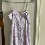 Garage  Purple Tie Dye Cowl Neck Mini Dress Size medium Photo 5
