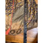 Black Bead  Abstract Print Tunic Top Off The Shoulder Photo 5