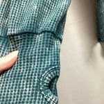 White Birch  mineral wash waffle knit pullover. Size Medium Photo 9