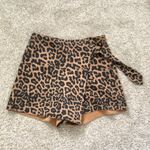 ZARA leopard print cheetah short mini skort, size xs Photo 2