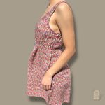 Rue 21 Floral Sleeveless Babydoll Dress Brown Tan Pink Purple M Photo 3