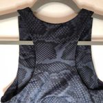 Anthropologie All Fenix Sports Bra Snakeskin Long Sports Bra in Navy Sz M BNWT Photo 9