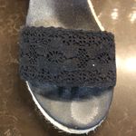 Montego Bay Club Montego‎ Bay black lace ankle tie sandal espadrille Photo 5