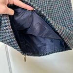 J.Crew - Adorable Houndstooth Wool Zip Up Asymmetrical Skirt - Brand new condition! Photo 8