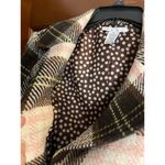 CAbi  belted plaid cropped pea coat size 8 Photo 2