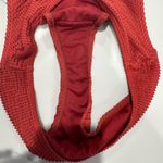 Cabana Del Sol Red Textured Bikini set Photo 2