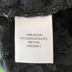 Pure Energy Womens Blouse Top Shirt Sheer Lace Ruffled Pullover Black Size 4 Photo 7