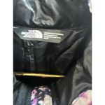 The North Face  Vest Womens Small Black Floral Print Puffer Zip High Neck Photo 6