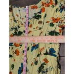 Mom To Be in Floral Maxi Maternity Dress Medium Yellow Blue Orange Nursing Size undefined Photo 3