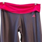 Adidas Women's Black Yoga Pants L Wide-Leg Moisture-Wicking Gym Wear Photo 2