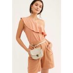 Free People Happy Hour Ruffle Body Suit Photo 2