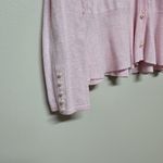 Lilly Pulitzer Clarissa Sweater Cool Max Cardigan Pale Pink Pearl Ruffle Small Photo 1