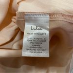 Lulus  Feeling Flirty Blush Pink Floral Applique Dress Large L Photo 7