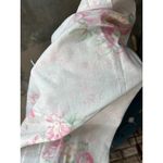 house dress duster floral lace collar pink white nightgown robe Size L Photo 8