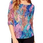 Lilly Pulitzer  Electric Feel Porter Henley Top Photo 0