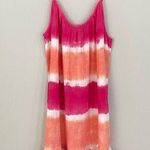 Vineyard Vines NWT Pink Orange Tie Dye Swim Cover Up Dress (L) Photo 0