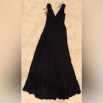 Tadashi Shoji NWOT Rosette Detail Sleeveless A-Line black and ivory Gown sz S Photo 10