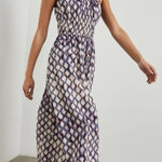 Rails  Fatima Maxi dress tiered Iris Shibori Sz XXS Resort wear summer boho chic Photo 0