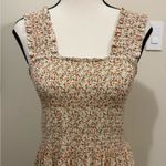 Aerie  | Cream Floral Midi Dress Photo 6