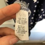 Navy and White Stars Bodysuit Size L Blue Size L Photo 7