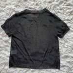 J.Crew Sheer Metallic Sweater Tee Dark Gray AS IS Size XS Photo 10
