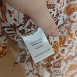 Stella Tweed  Size Medium M Blouse Paisley Sheer Light Weight Top Boho Photo 8