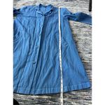 Eileen Fisher light weight blue cotton blend coat jacket size M Photo 6