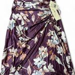 Gottex Floral Swim Skirt Coverup Size Small Purple Photo 1