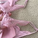 Victoria's Secret Victoria’s Secret Pale Pink Lacy Triangle Bralette Bra Size Small Angel Wing EUC Photo 7