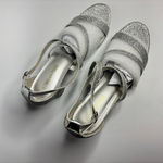 Dream Paris DREAM PAIRS Madison Ankle Strap Low Chunky Black Heel Sandal in Silver/Glitter Photo 6